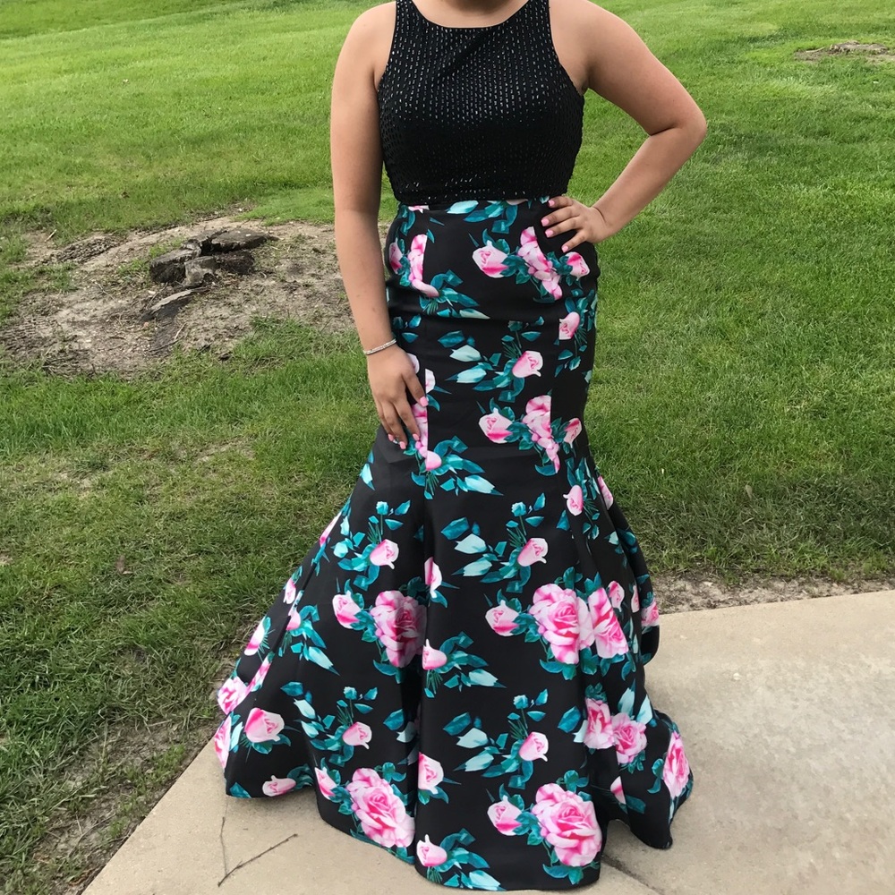 Floral prom dress